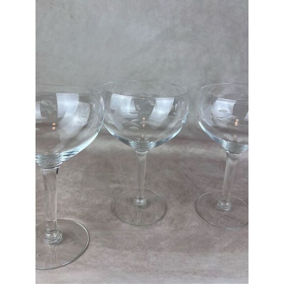 Vintage Princess House Wine Glasses Set of 4 - Picture 3 of 6